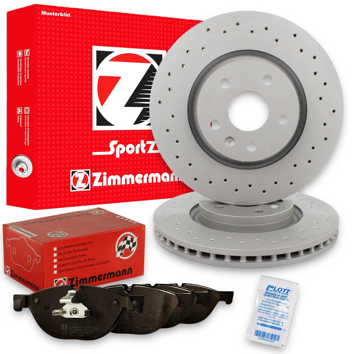 Гальмівні колодки та диски Zimmermann для Peugeot 508 SW II — безпека і якість