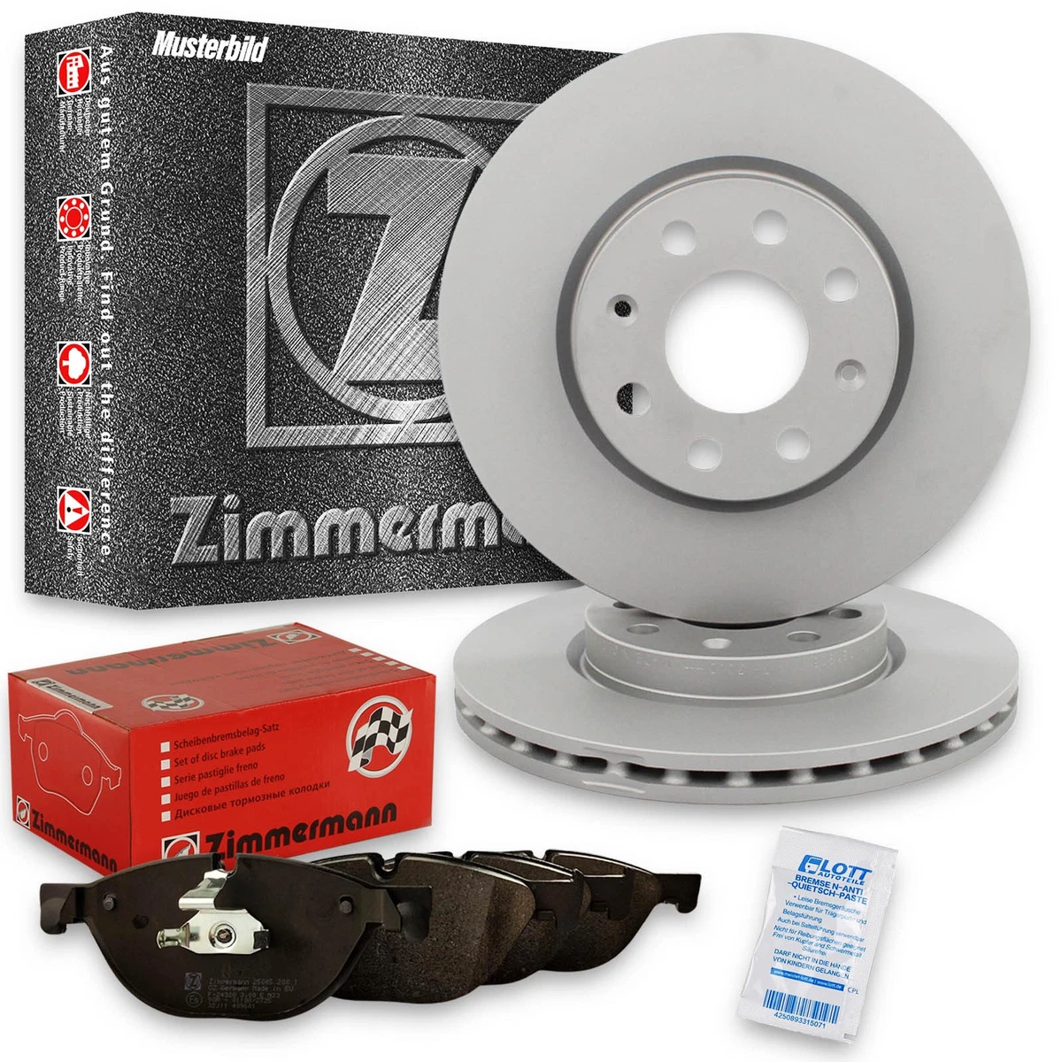 Гальмівні диски та колодки Zimmermann для NISSAN PRIMERA P12